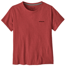 Triko krátký rukáv Patagonia P-6 Logo Responsibili-Tee Women Potters Red