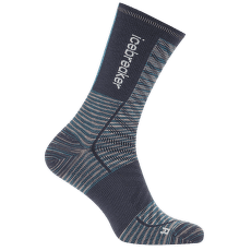 Ponožky Icebreaker Merino Blend Run+ Ultralight Crew Men GRAPHITE FD/GRAPHITE/SNOW