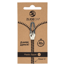 Jezdec ZlideON Repair slider for plastic zipper Silver