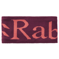 Čelenka Rab Rab Knitted Logo Headband Mulberry/Hibiscus