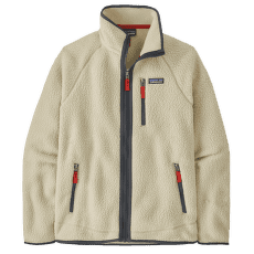 Mikina Patagonia Retro Pile Jacket Men Pelican w/Smolder Blue