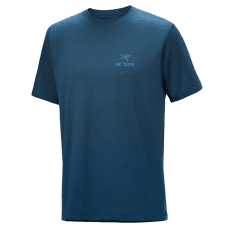 Triko krátký rukáv Arcteryx Kragg SL Cotton Bird Word SS Men Nightscape / Lt Night