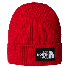Čepice The North Face TNF LOGO BOX CUFFED BEANIE TNF RED