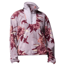 Mikina Columbia Sequoia Grove Printed Half Zip Women Shale Purple Blossoming 554