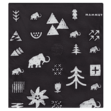 Nákrčník Mammut Fleece Neck Gaiter black-white 0047