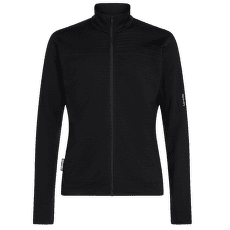 Mikina Icebreaker Merino Blend 300 RealFleece™ Descender LS Zip Men BLACK