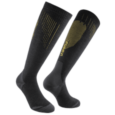 Podkolenky La Sportiva WOOL TECH SOCKS Black/Yellow