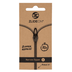 Jezdec ZlideON Repair slider for narrow zipper Black