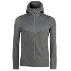 Mikina Mammut Alvra ML Hooded Jacket Men titanium melange-titanium 00409