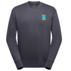 Mikina La Sportiva MOON CLIMB SWEATER Unisex Onyx/Yellow