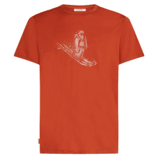 Triko krátký rukáv Icebreaker Merino 150 Tech Lite SS Tee Skiing Yeti Men AGATE