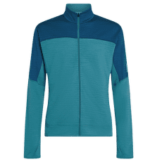 Mikina Icebreaker Merino Blend 300 RealFleece™ Descender LS Zip Men TOPAZ/ATLANTIS/CB