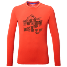 Triko dlouhý rukáv Millet SENECA TS LS UV Men PAPRIKA