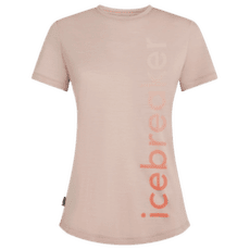 Triko krátký rukáv Icebreaker Merino Blend 125 Cool-Lite Sphere SS Tee IB Vertical Women PINK QUARTZ