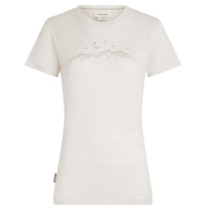 Triko krátký rukáv Icebreaker Merino 150 Tech Lite SS Tee Sparkling Stars Women ECRU HTHR