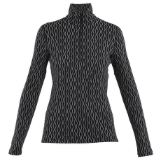 Triko dlouhý rukáv Icebreaker Merino 260 Vertex LS Half Zip On-Piste Women BLACK/SNOW/J