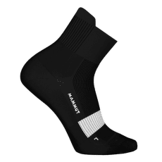 Ponožky Mammut All-Mountain Targeted Cushion Quarter Socks black-white 0047