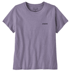 Triko krátký rukáv Patagonia P-6 Logo Responsibili-Tee Women Concrete Purple