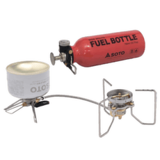 Vařič Soto StormBreaker+700ml Red Fuel Bottle