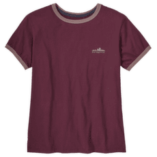 Triko krátký rukáv Patagonia FITZ ROY FOOTHILLS RINGER TEE Women Berry Fig