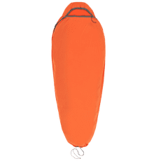 Vložka do spacáku Sea to Summit Reactor Extreme Sleeping Bag Liner - Mummy w/ Drawcord Compact Spicy Orange