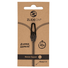 Jezdec ZlideON Repair slider for metal zipper Black