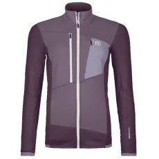 Bunda Ortovox FLEECE GRID JACKET WOMEN 39201 dark wild berry