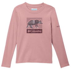 Triko dlouhý rukáv Columbia Hazeldel Hill™ Long Sleeve Graphic Tee Girls Eraser Pink, Barely Printed 659