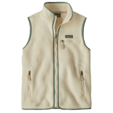 Vesta Patagonia Retro Pile Vest Women Natural w/Ellwood Green