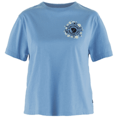 Triko krátký rukáv Fjällräven Fjällblomster Logo T-Shirt Women Ultramarine