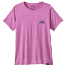 Triko krátký rukáv Patagonia Cap Cool Daily Graphic Shirt Women 73 Skyline: Brisk Purple X-Dye