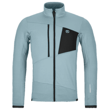 Bunda Ortovox FLEECE GRID JACKET MEN 87301 glacier grey