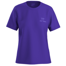 Triko krátký rukáv Arcteryx Kragg SL Cotton Emblem Crew SS Women Azalea
