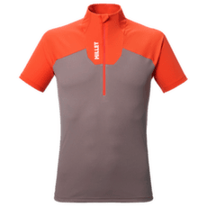 Triko krátký rukáv Millet KAMET TS ZIP SS Men PAPRIKA/PEPPER
