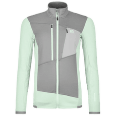 Bunda Ortovox FLEECE GRID JACKET WOMEN 63401 green acid