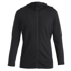 Mikina Icebreaker Merino 260 Quantum IV LS Zip Hoodie Men Black