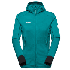 Mikina Mammut Taiss Light ML Hooded Jacket Women 40322 deep teal-black