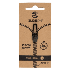 Jezdec ZlideON Repair slider for plastic zipper Black