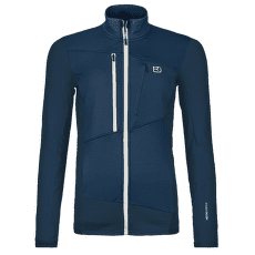 Bunda Ortovox FLEECE GRID JACKET WOMEN 54201 deep ocean