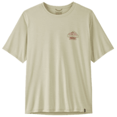 Triko krátký rukáv Patagonia Cap Cool Daily Shirt - Great Waves Men Dyno White