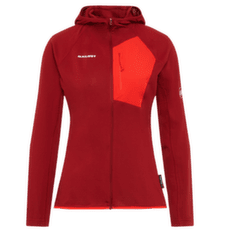 Mikina Mammut Aenergy Light ML Hooded Jacket Women dark mammut red-mammut red
