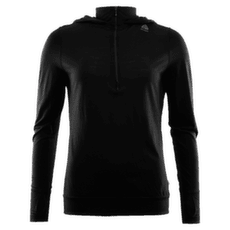 Triko dlouhý rukáv Aclima LightWool Hoodie Women Jet Black