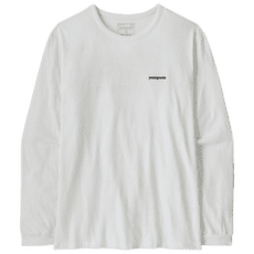 Triko dlouhý rukáv Patagonia Long-Sleeved P-6 Logo Women Fiber White