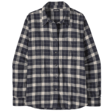 Košile dlouhý rukáv Patagonia LIGHTWEIGHT FJORD FLANNEL SHIRT Women Evergreen Fjord: Smolder Blue