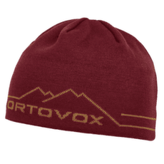 Čepice Ortovox PEAK BEANIE 36201 Red Malbec