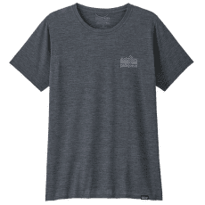 Triko krátký rukáv Patagonia Cap Cool Daily Graphic Shirt Women Strataspire: Smolder Blue X-Dye