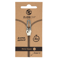 Jezdec ZlideON Repair slider for metal zipper Silver