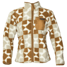 Bunda Columbia West Bend Print Full Zip II Women Camel Brown, Cozy Quilt 226