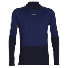 Triko dlouhý rukáv Icebreaker Sonebula LS High Neck 200 Men MID NVY/ROYAL NVY/SNOW/CB