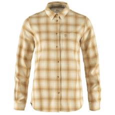 Košile dlouhý rukáv Fjällräven Övik Flannel Shirt Women Chalk White-Dune Beige